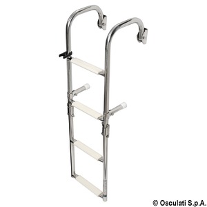 Foldable ladder arch mounting arms 3 steps